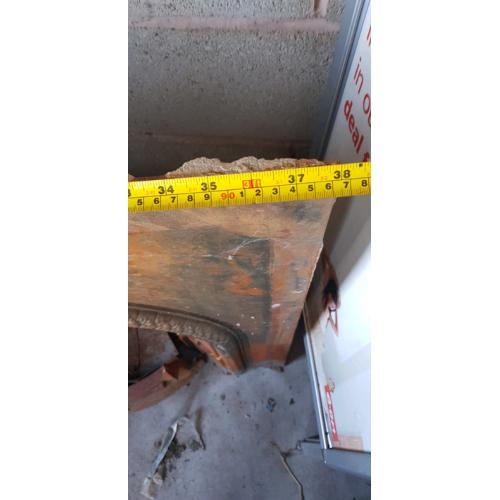 Cast iron fireplace