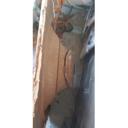 Cast iron fireplace