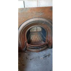 Cast iron fireplace