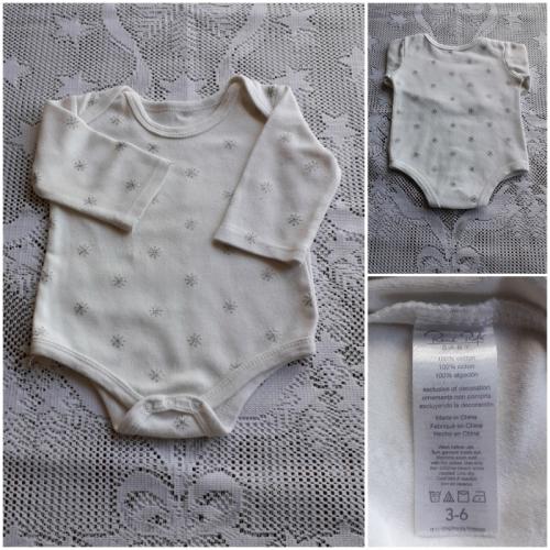 BABY'S 3-6MTHS LONG SLEEVED BODY