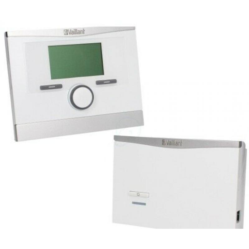 Wireless programmable thermostat for boiler etc
