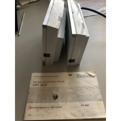 Wireless programmable thermostat for boiler etc
