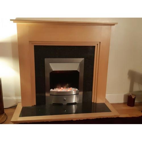 Electric Fire with Fireplace