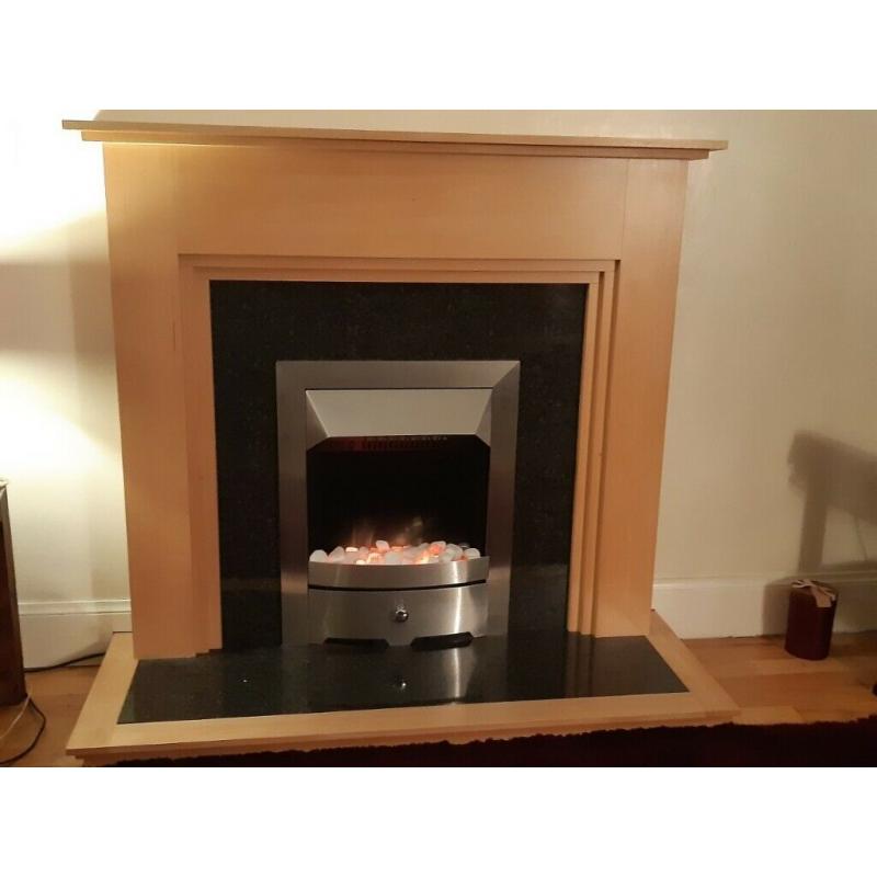 Electric Fire with Fireplace