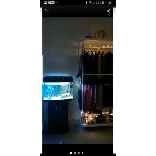 64 LITRE FISH TANK **INCLUDING ACCESSORIES AND MORE**