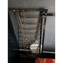 Wrought Iron/Brass Victorian Super King Size Head/Foot Board