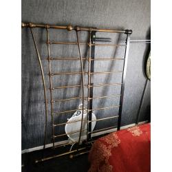 Wrought Iron/Brass Victorian Super King Size Head/Foot Board