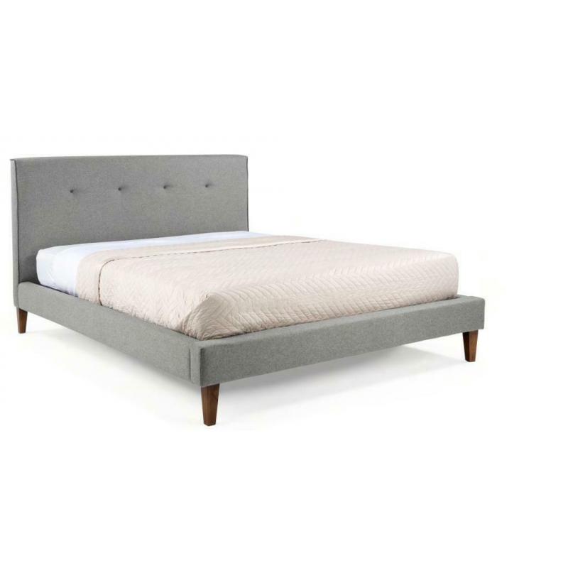 Capri Super Kingsize Bed Wolf Grey (MADE) and Studio by Silentnight -Firmer mattress