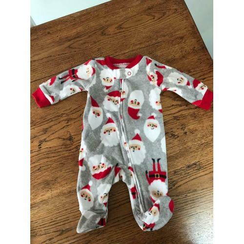 Newborn Santa Christmas babygrow