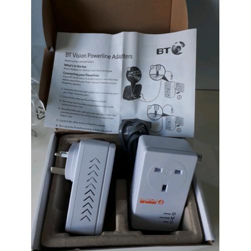 BT vision powerline adapters