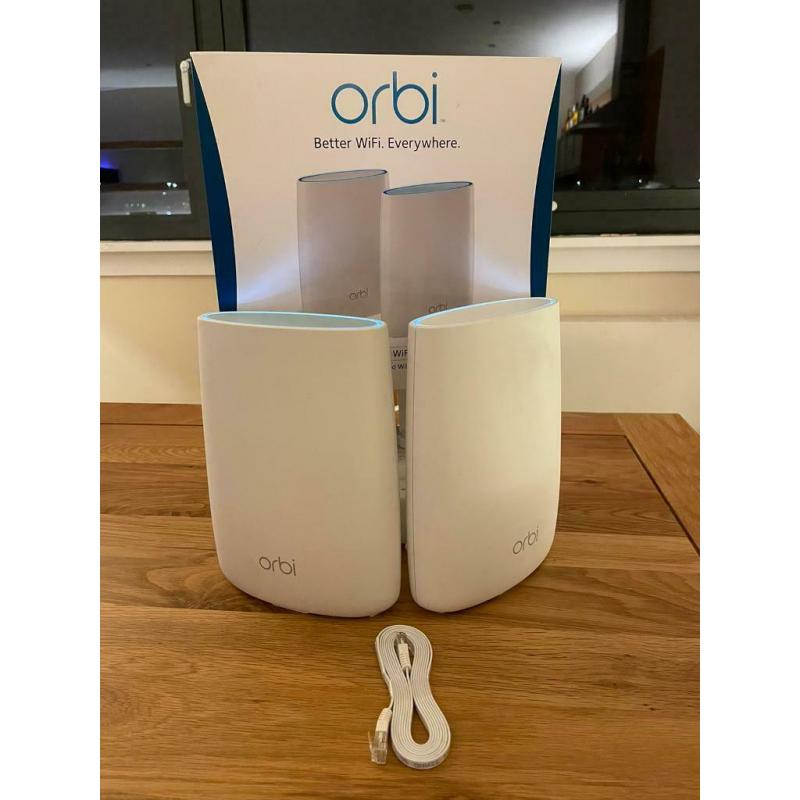 Net gear Orbi RBK50 AC3000 whole home mesh WiFi (Router + satellite)