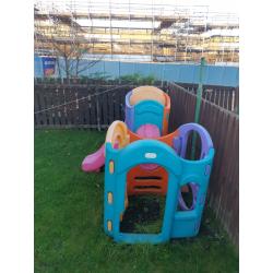 Little tykes climbing frame playhouse