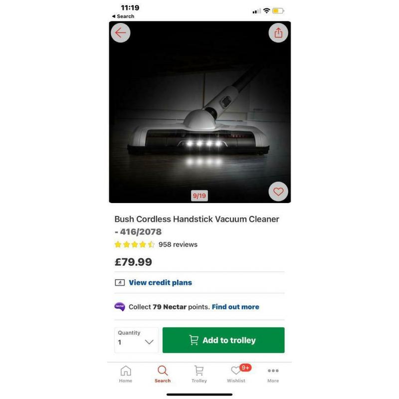 cordless vacuum bush