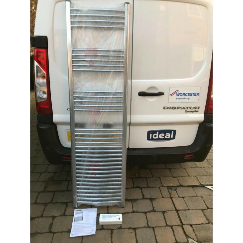 New chrome towel rail