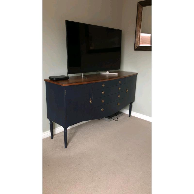 Sideboard, painted blue/grey colour