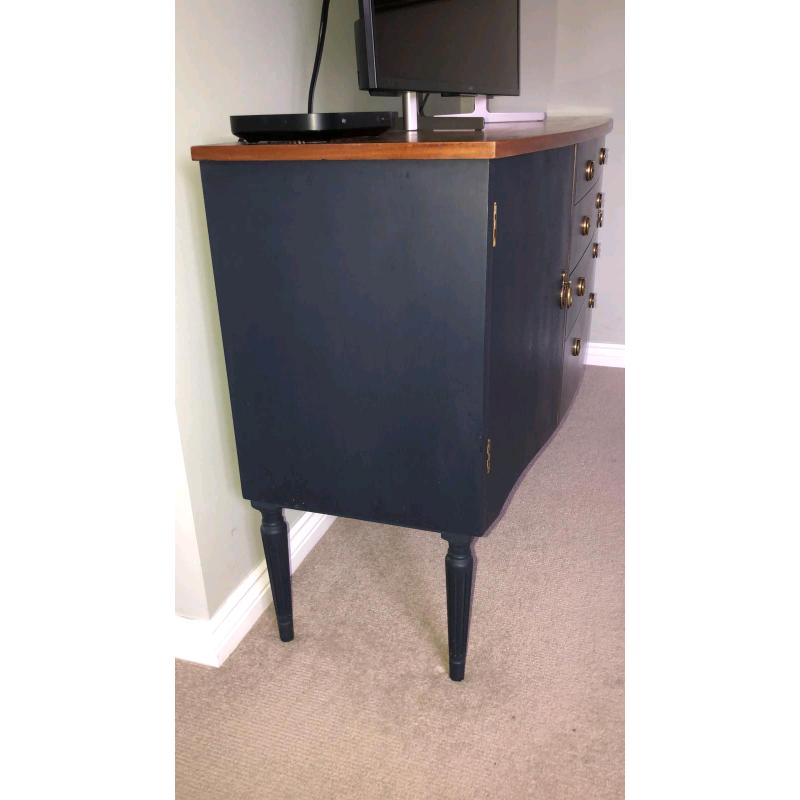 Sideboard, painted blue/grey colour