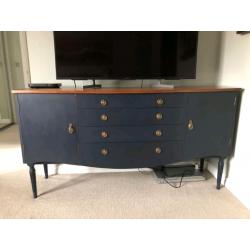 Sideboard, painted blue/grey colour