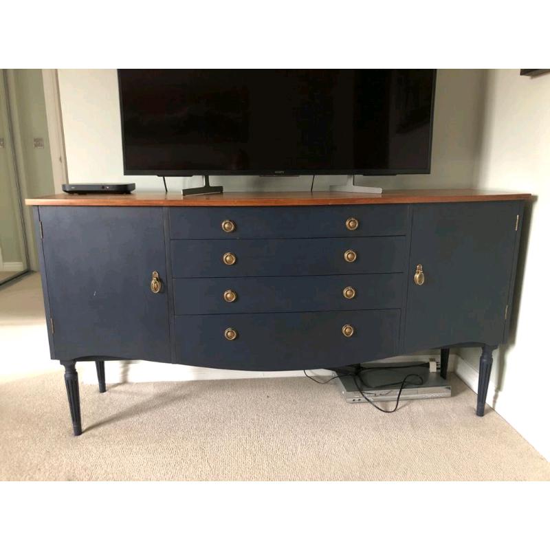 Sideboard, painted blue/grey colour