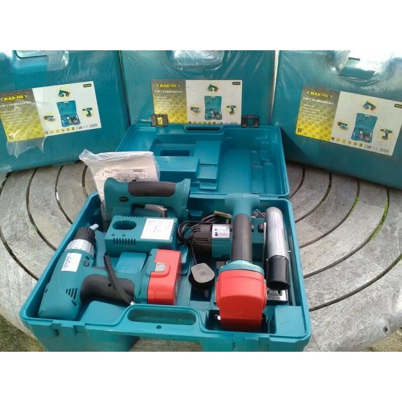 Christmas Bargain! 18v 3 in 1 cordless kit new in carry case.
