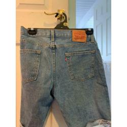 Levi jeans and shorts