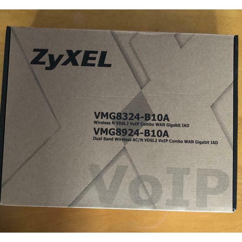 New ZyXEL router