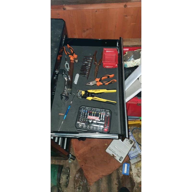 5 drawer roller cab and tools