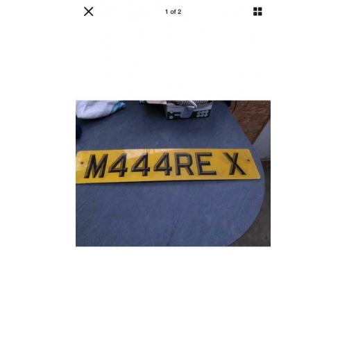 Private Registration Plate (M444 REX)