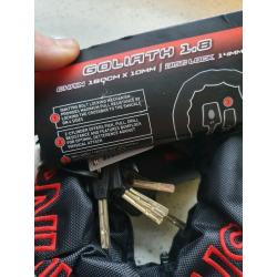 Motorcycle chain and lock