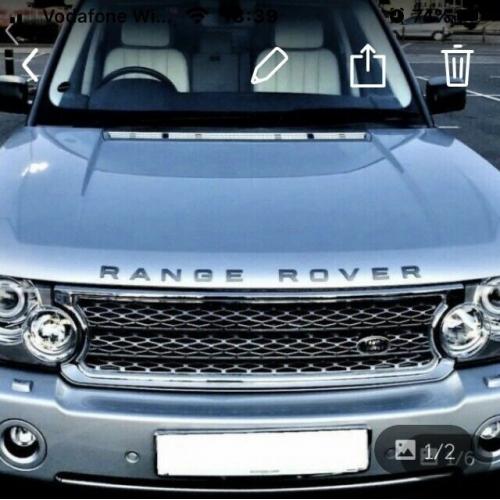 RANGE ROVER VOGUE L322 CHROME GRILL