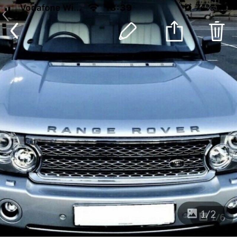 RANGE ROVER VOGUE L322 CHROME GRILL