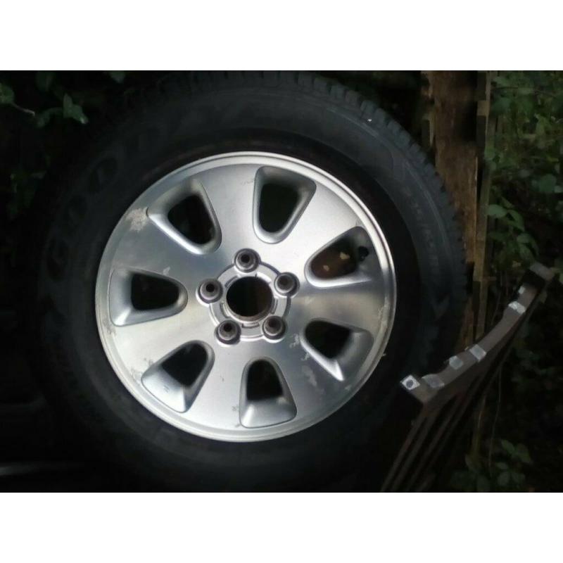 JEEP GRAND CHEROKEE WHEEL AND BRAND NEW TYRE