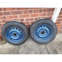 Wheel rim's and new tyres