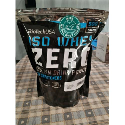 Biotech USA Iso Whey Zero Lactose Free Sugar Free protein shake