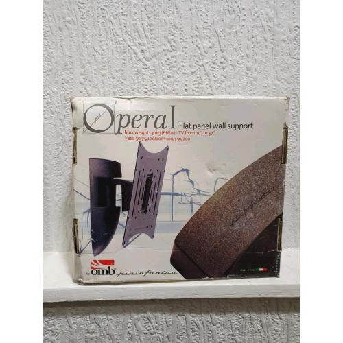 OMB Operal 10"-37" Monitor/TV Wall Bracket - Made in Italy