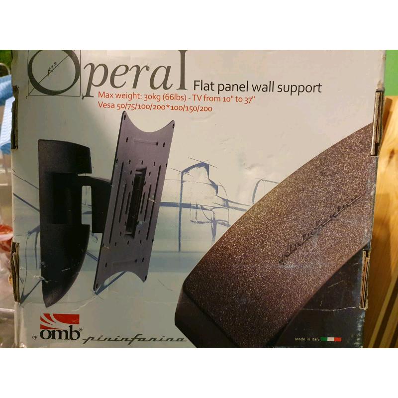 OMB Operal 10"-37" Monitor/TV Wall Bracket - Made in Italy