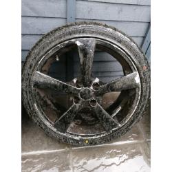 3 low profile tyres 205/40 17R like new