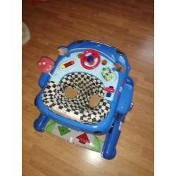 Top quality baby walker(Good condition) PLUS Baby Bouncer(NEW)