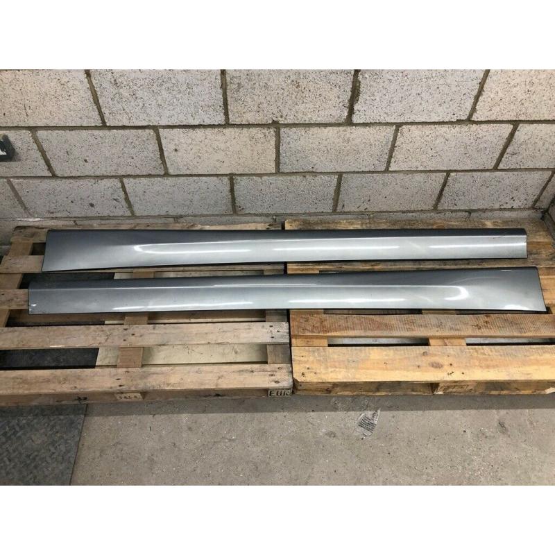 BMW 3 Series SIDESKIRTS O/S AND N/S in Arktis Metallic (2005 - 2012) E90 318i (Breaking Spares) 320