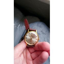 Omega Seamaster 18k gold plated, hand-winding, c1950's