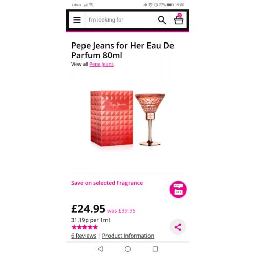 Pepe jeans London perfume