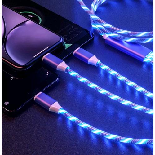 Led phone charger cables