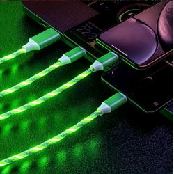 Led phone charger cables