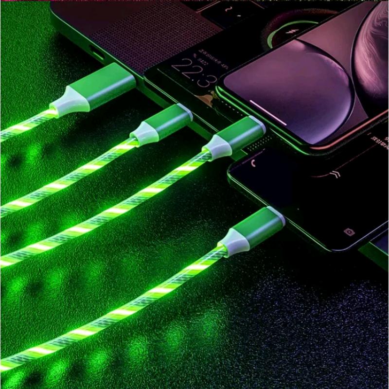 Led phone charger cables