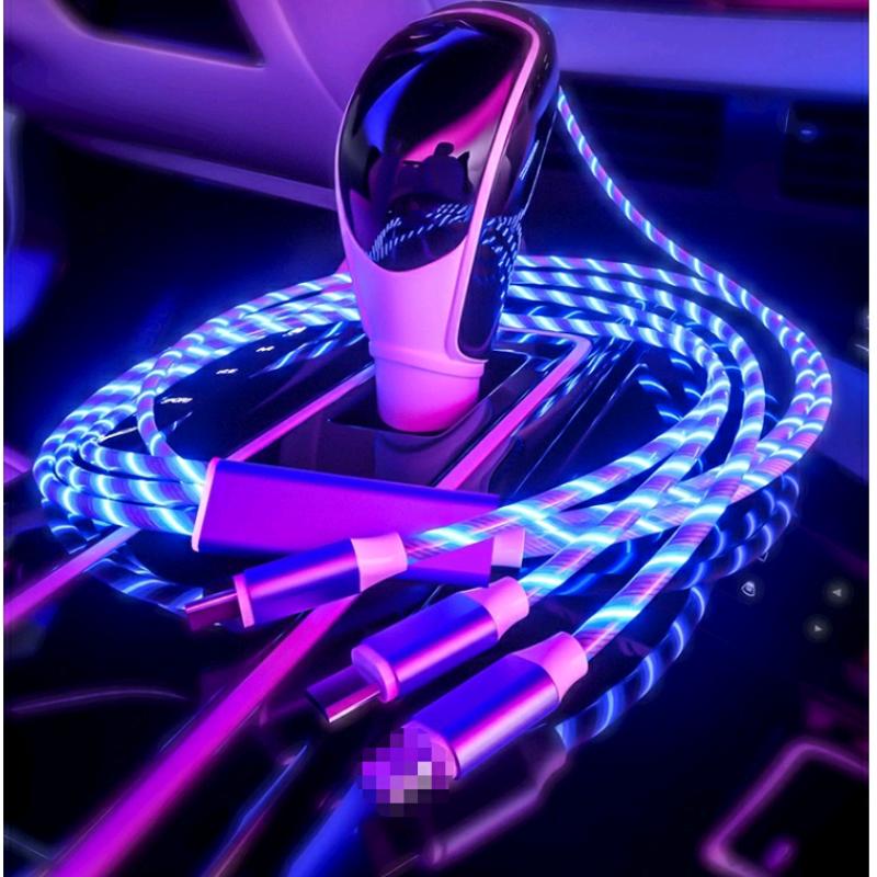 Led phone charger cables