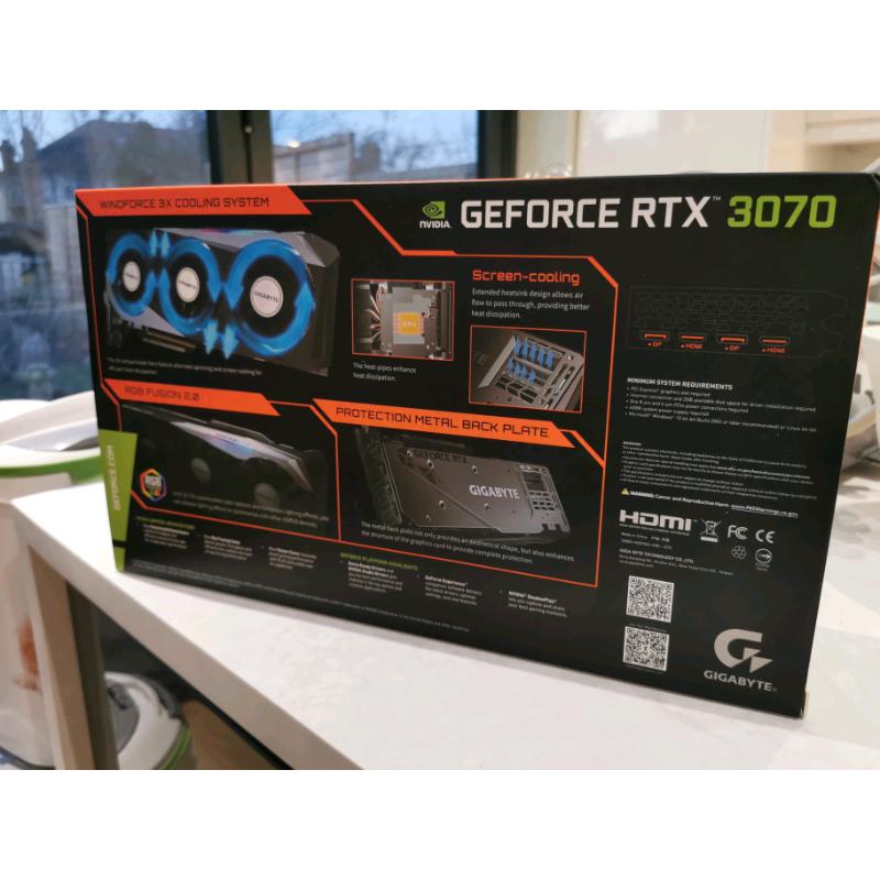 Gigabyte GeForce RTX 3070 GAMING OC 8GB Video Graphics Card - *IN HAND