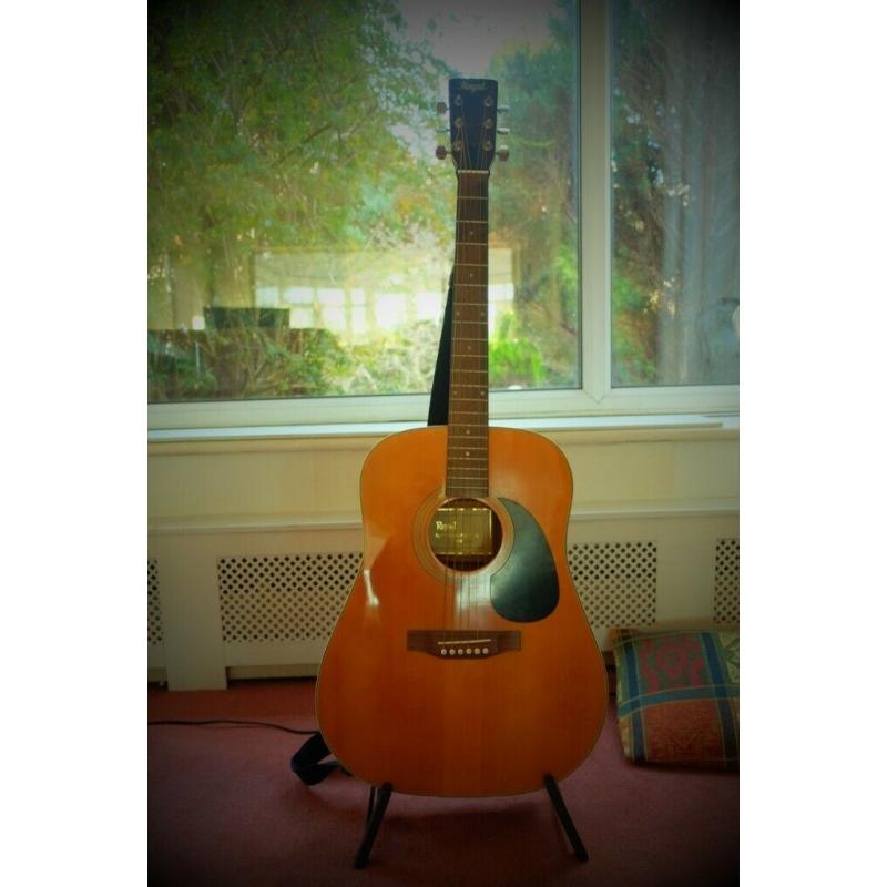 ACOUSTIC GUITAR BRAND 'ROYAL' INTERESTING GOOD QUALITY VINTAGE LIKELY 70'S / 80'S JAPANESE