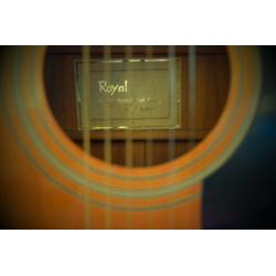 ACOUSTIC GUITAR BRAND 'ROYAL' INTERESTING GOOD QUALITY VINTAGE LIKELY 70'S / 80'S JAPANESE