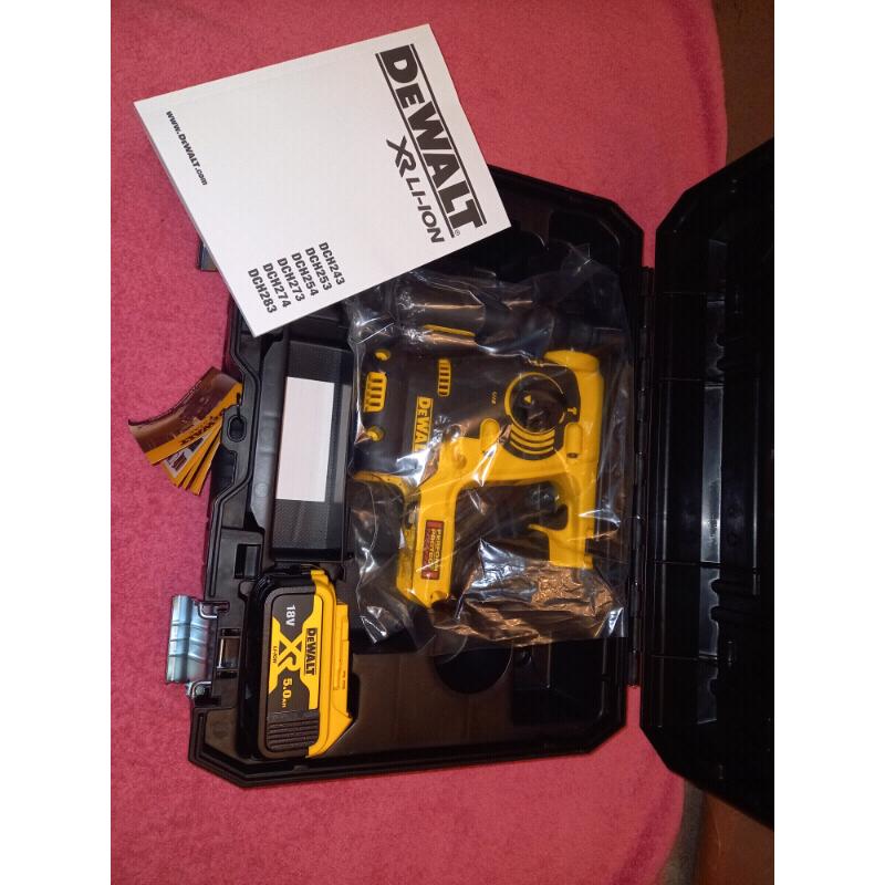 DeWalt DCH253 SDS Rotary Hammer Dril 18v - 5ah battery -Brand New