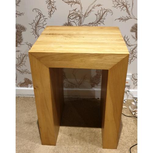 Oak side table