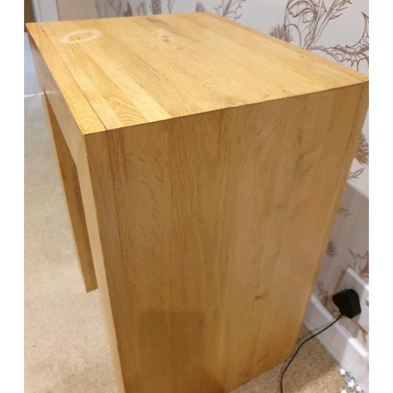 Oak side table